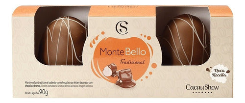 Chocolate Montebello Tradicional 90g Cacau Show Nha Benta